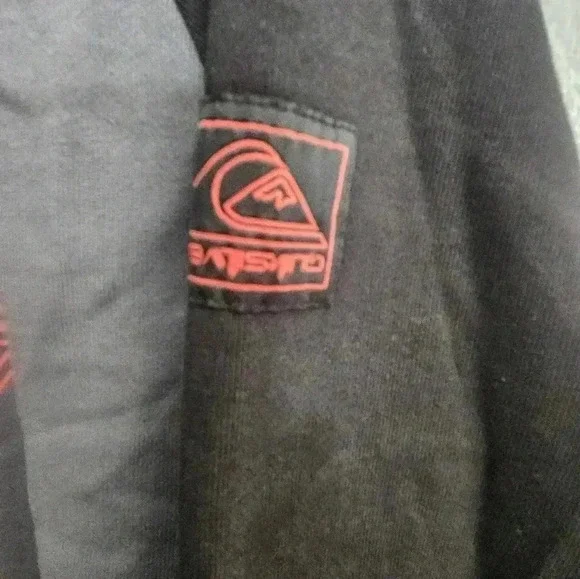 Quicksilver long-sleeved gray & black medium - Picture 2 of 9